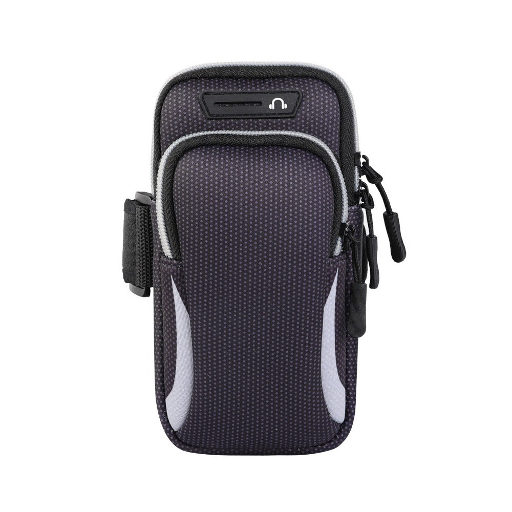 Bolso Porta Celular Deportivo Con Correa GRIS S1209-5