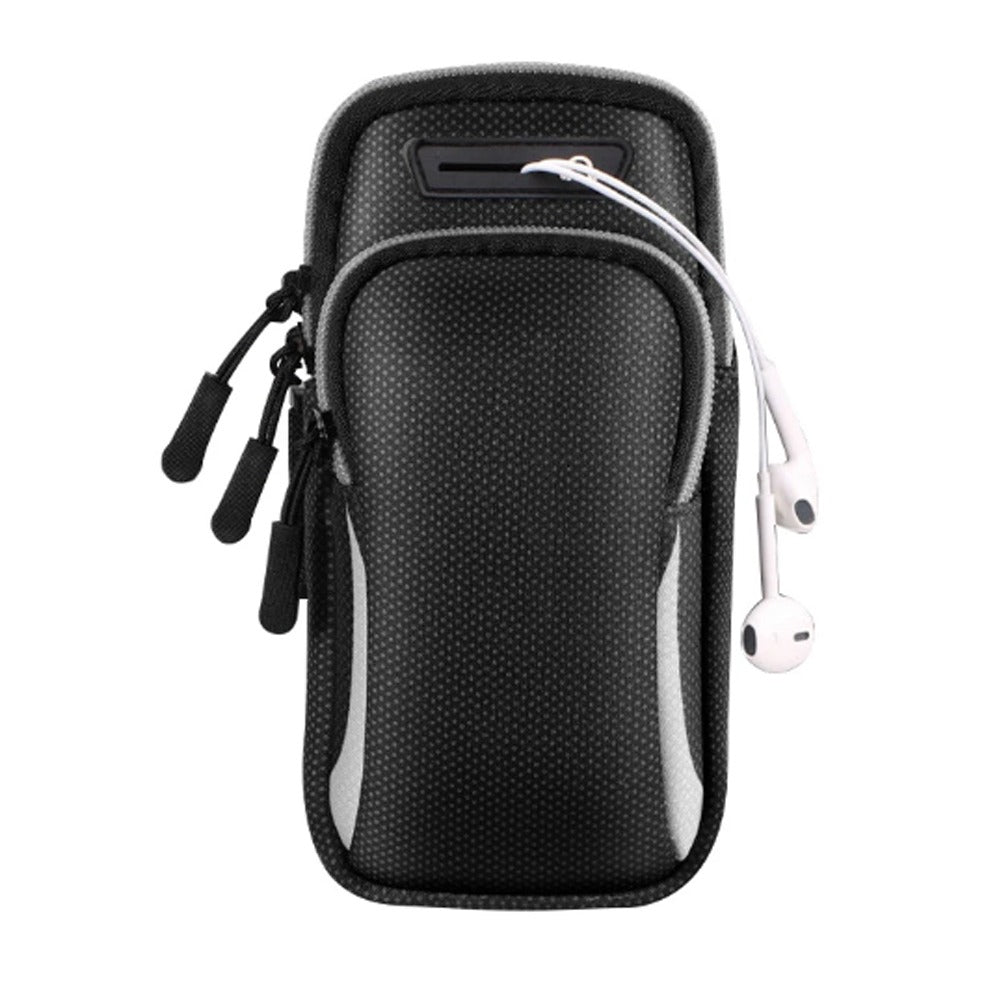 Bolso Porta Celular Deportivo Con Correa GRIS S1209-5