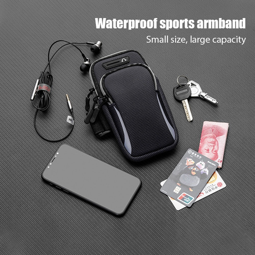Bolso Porta Celular Deportivo Con Correa - Negro S1209