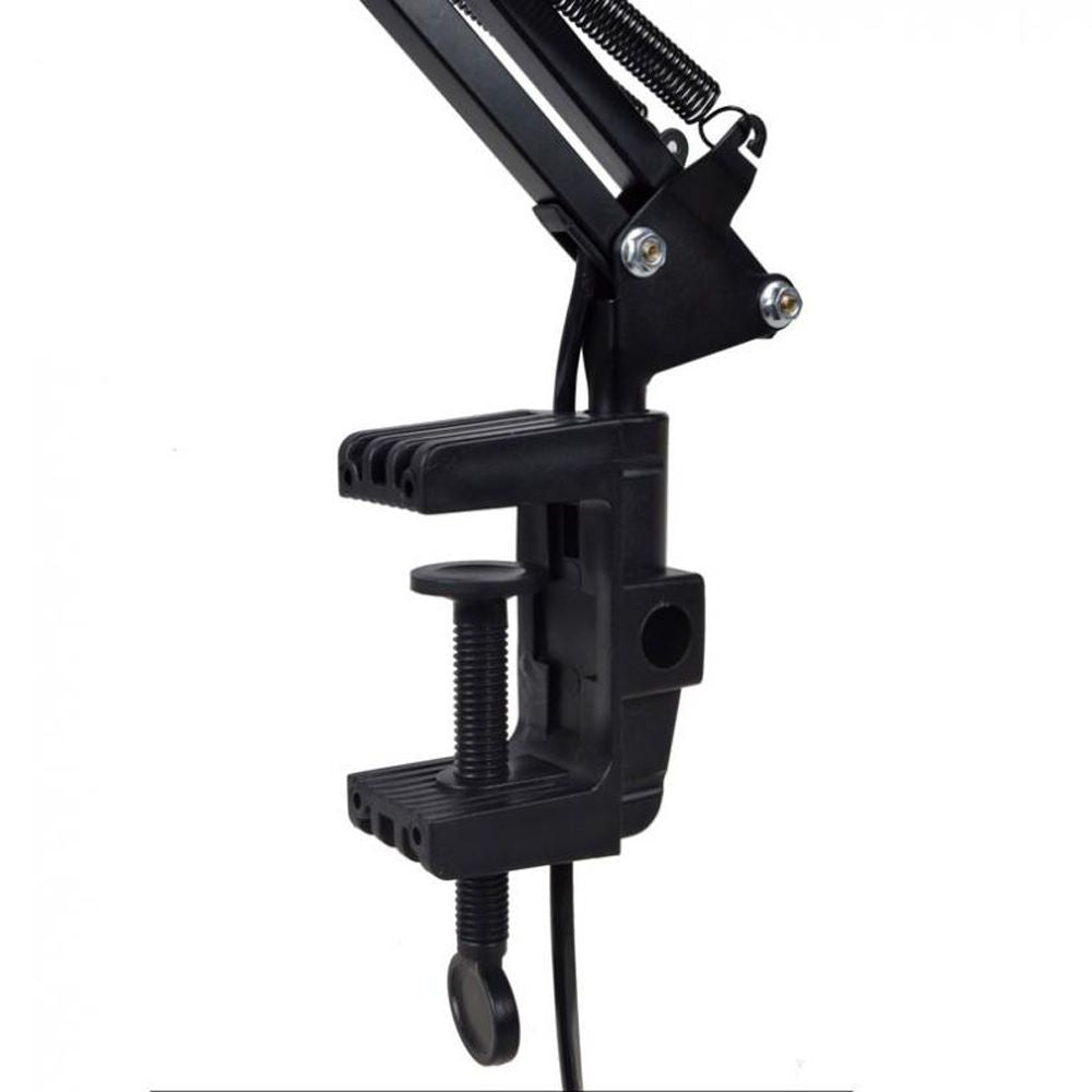 Lampara de mesa 2 en 1 metálica con brazo flexible graduable E27 S1250