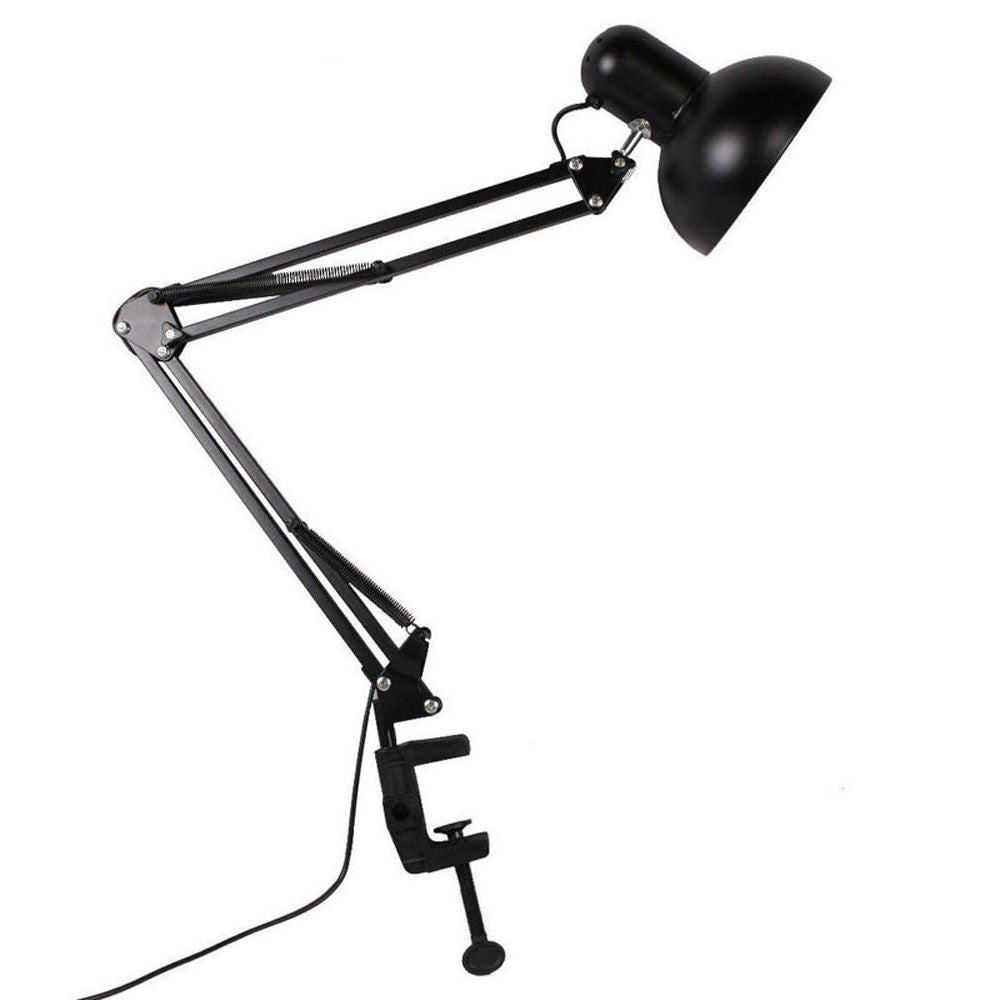Lampara de mesa 2 en 1 metálica con brazo flexible graduable E27 S1250
