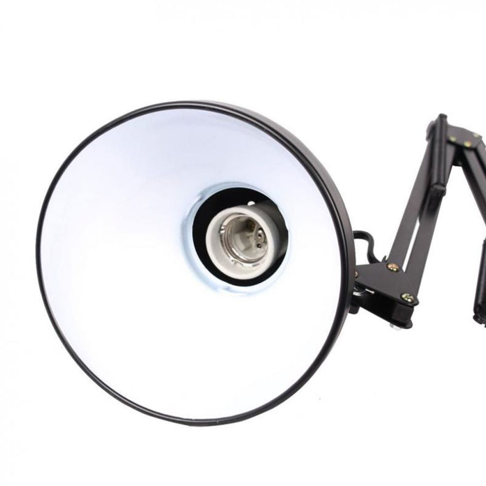 Lampara de mesa 2 en 1 metálica con brazo flexible graduable E27 S1250