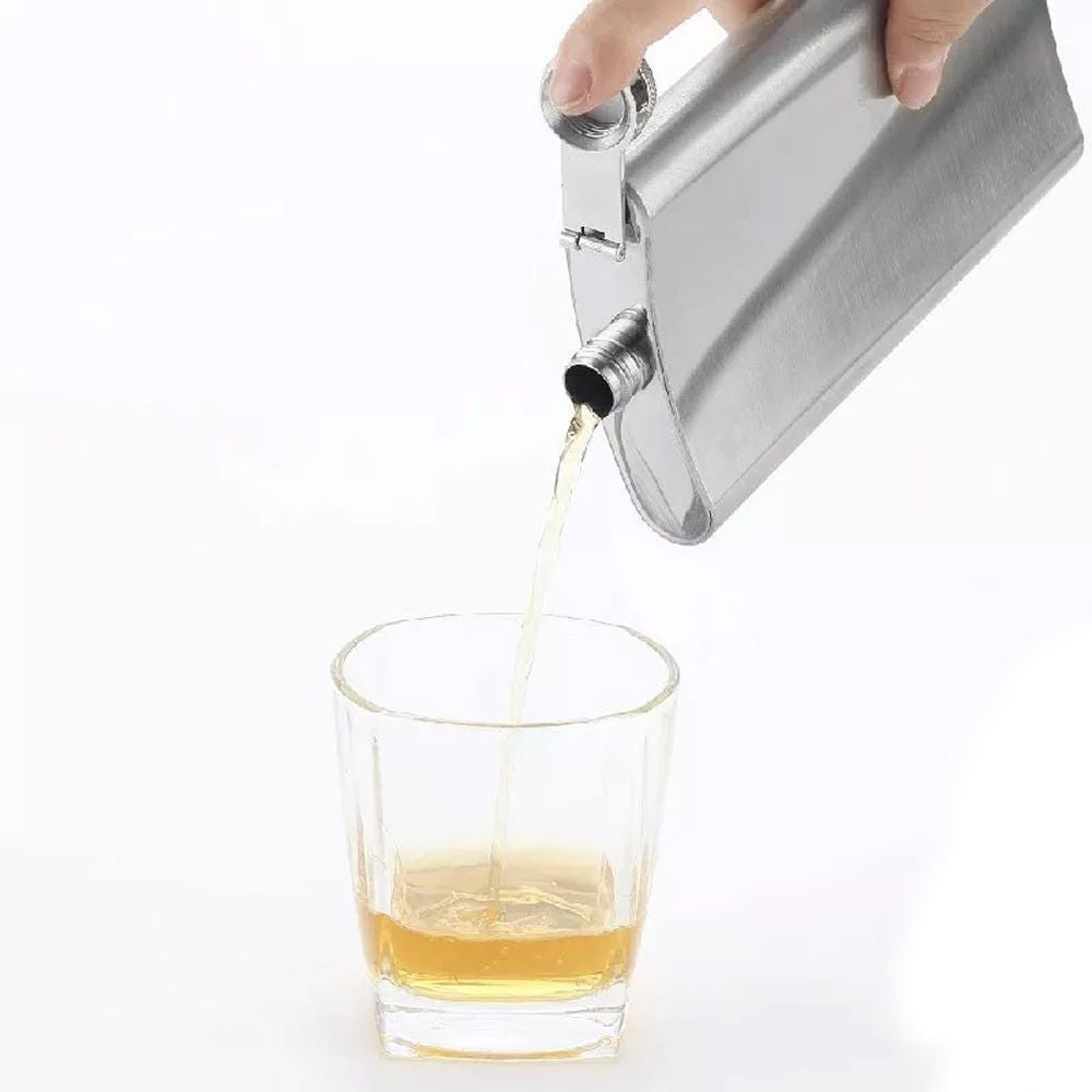 Licorera De Bolsillo 12oz Acero Inoxidable Petaca S1296