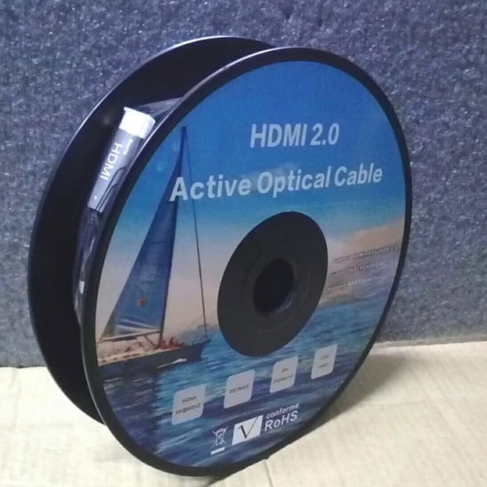 Cable Hdmi 2.0 Premium Fibra óptica 50 Metros HDCP 2.2 HDR ARC 3D S1346