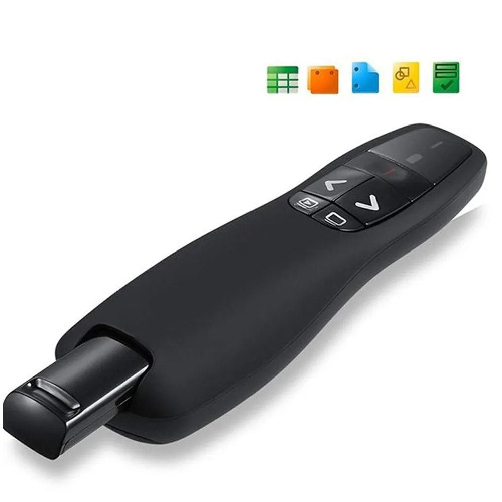 Puntero Presentador de Diapositivas 10m USB laser en caja S1389
