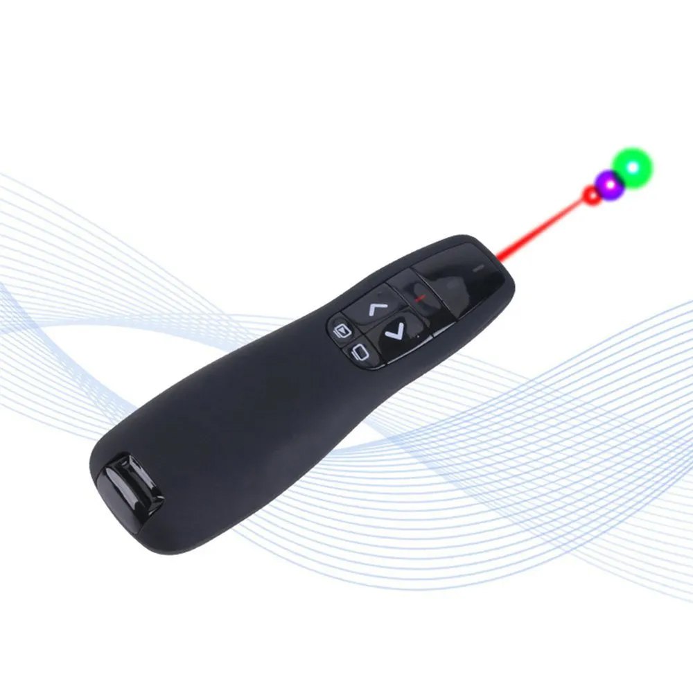 Puntero Presentador de Diapositivas 10m USB laser en caja S1389