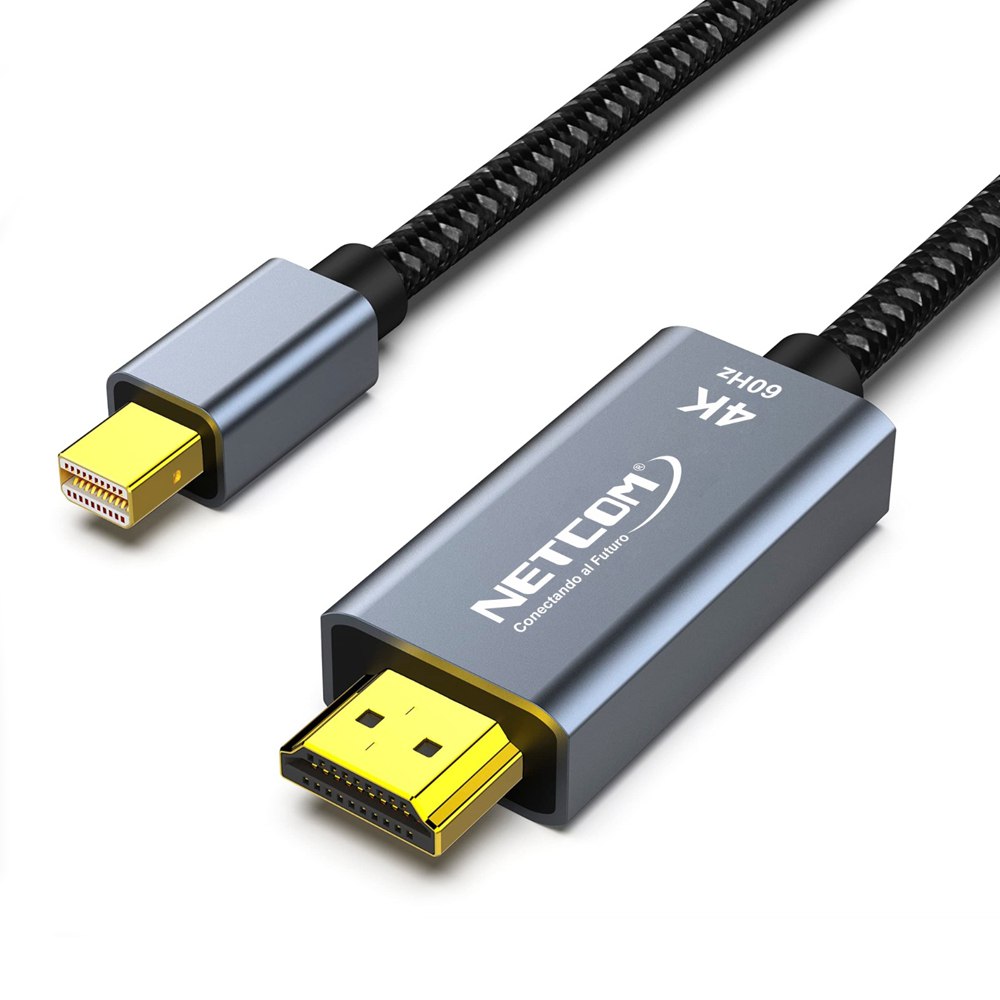 Cable Adaptador Mini DisplayPort a HDMI de 1.80 Metros NETCOM S1402