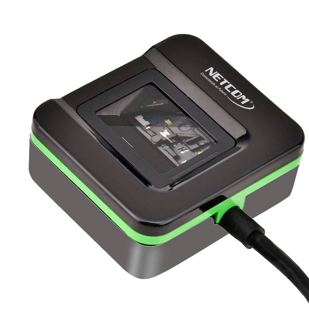 Lector y escáner de huellas dactilares USB NETCOM sensor huellas S1417