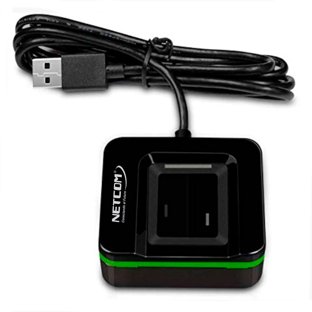 Lector y escáner de huellas dactilares USB NETCOM sensor huellas S1417