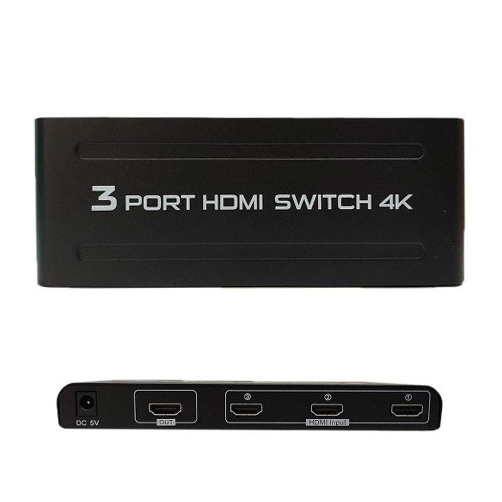Hdmi Switch 3 x 1 4k ULTRA HD con Control Remoto Multiplica HDMI 3 x 1 S1436