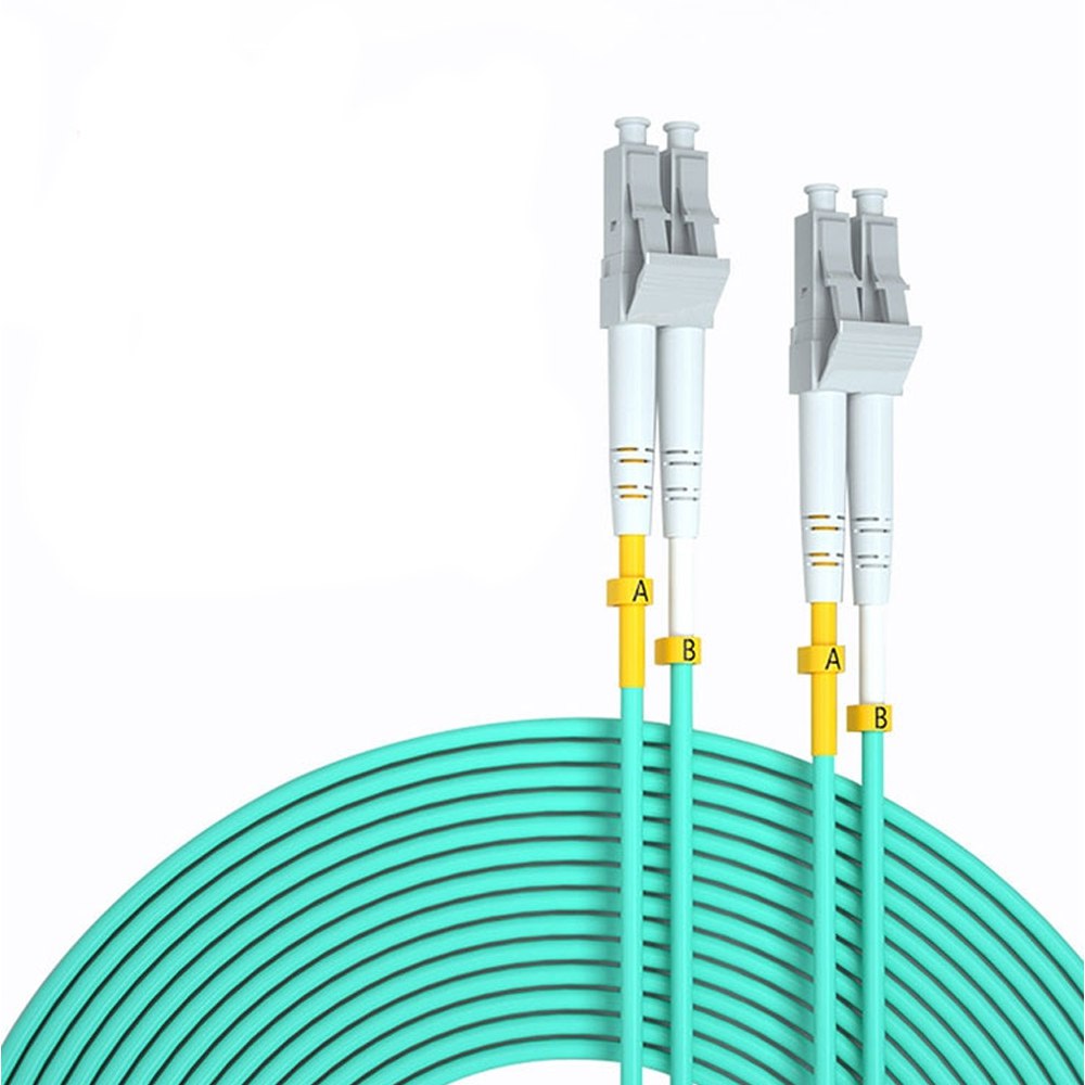 Cable Patch Cord de Fibra Optica OM3 3.0mm LC-LC 50dB 50/25 2 Metros S1464