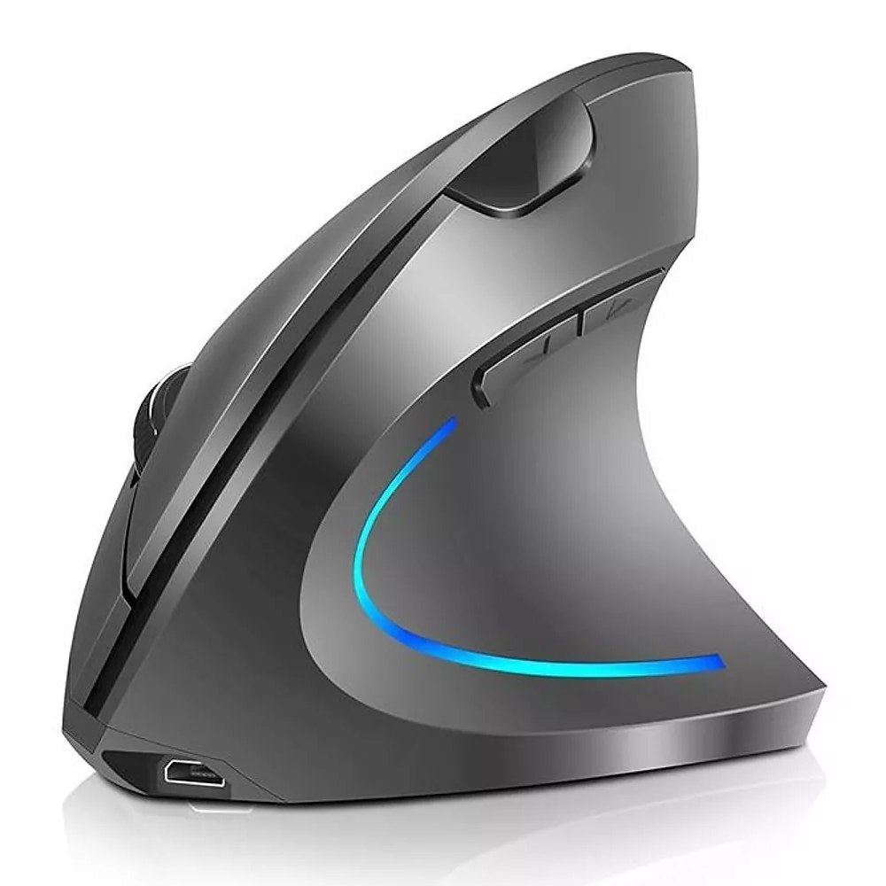 Mouse Vertical Inalambrico Ergonómico Usb Recargable Dual Mode 24hz S1472
