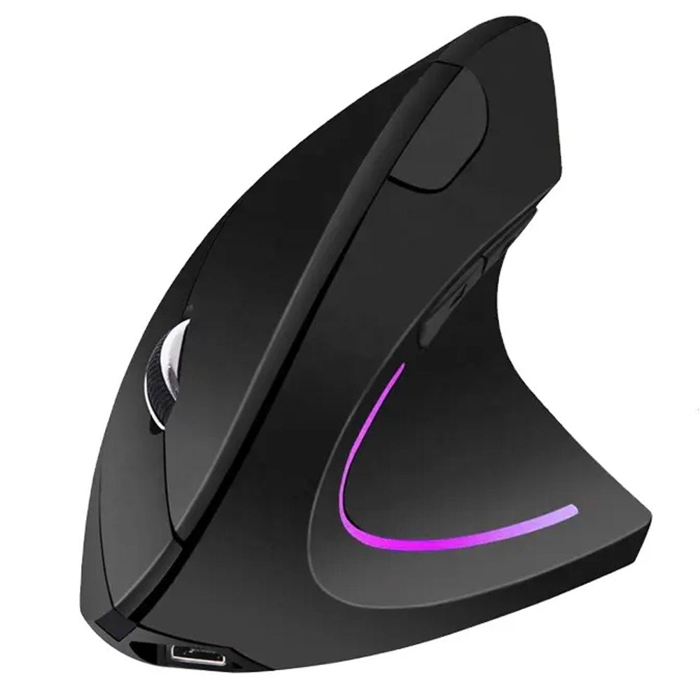 Mouse Vertical Inalambrico Ergonómico Usb Recargable Dual Mode 24hz S1472