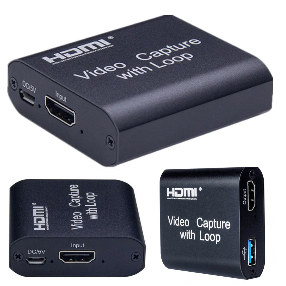 Capturadora de Video Usb 3.0 Hdmi Capture Con Loop Out 4k 2k S1482