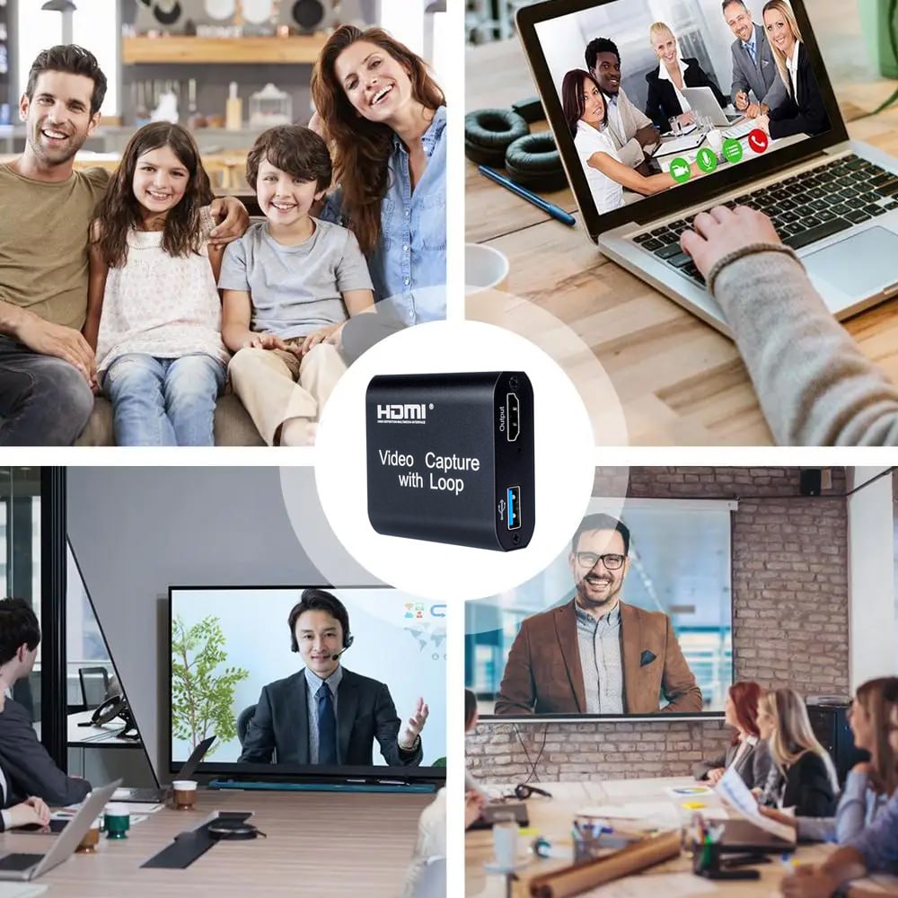 Capturadora de Video Usb 3.0 Hdmi Capture Con Loop Out 4k 2k S1482