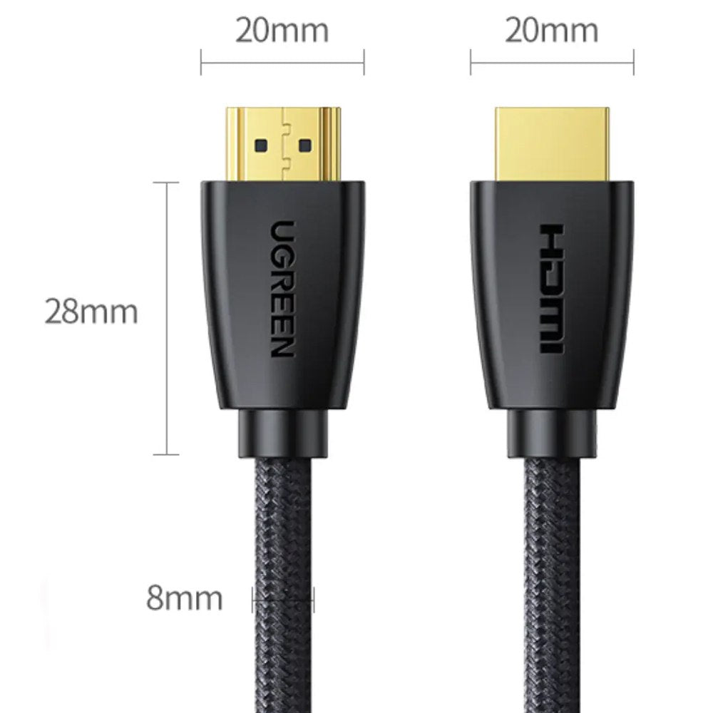 Cable HDMI 2.0 4k 60hz UGREEN Nylon Trenzado 15 Metros 3D Ultra HD S1512