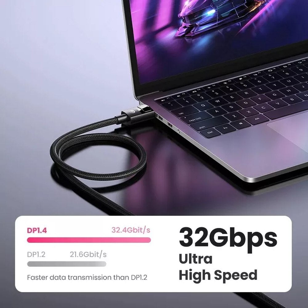 Cable Displayport Dp 1.4 8K UGREEN 240 Hz 32.4 Gbps 5 Metros HDR S1515