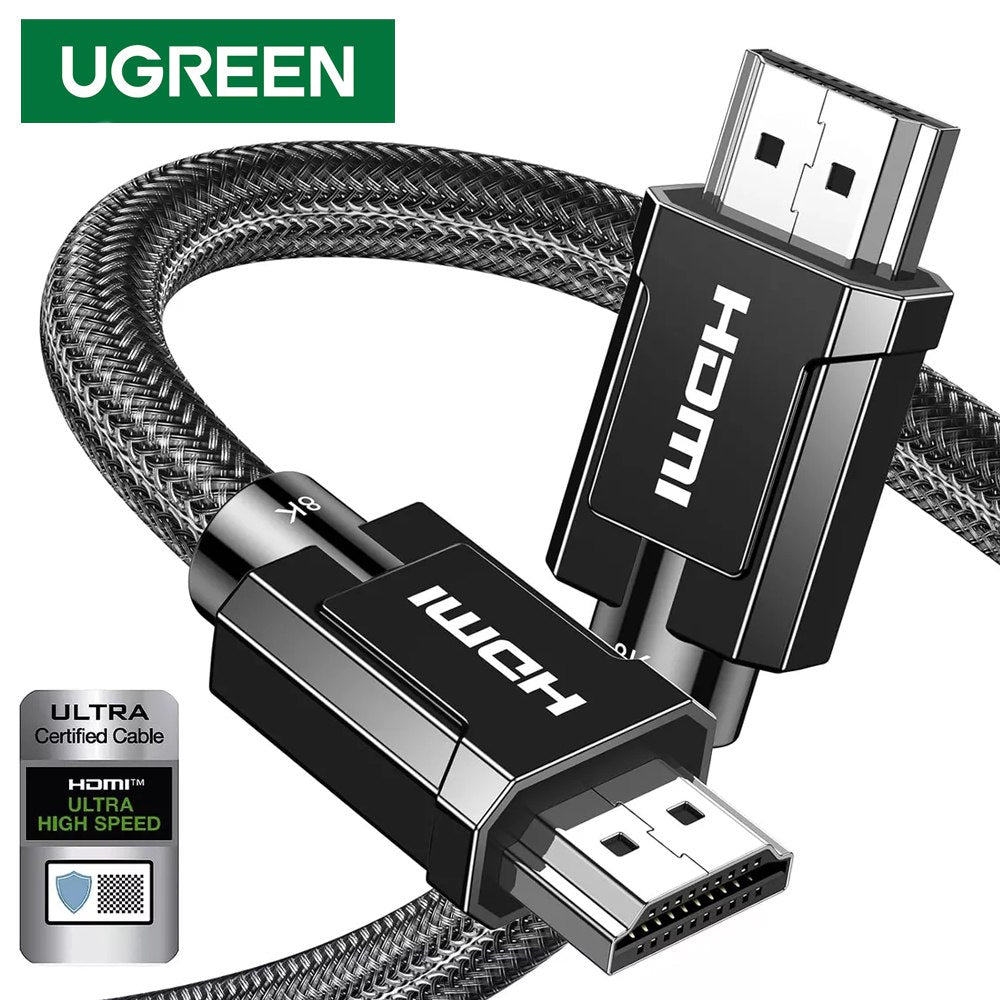 Cable Hdmi 2.1 8k 48gbps 3 metros Compatible con Hdr Earc UGREEN Certificado S1518