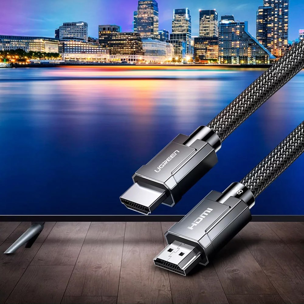 Cable Hdmi 2.1 8k 48gbps 3 metros Compatible con Hdr Earc UGREEN Certificado S1518