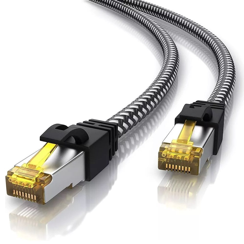 Cable de Red Cat 7 Ugreen Rj45 10 Gbps 2 Metros Nylon Patch Cord Cobre S1520