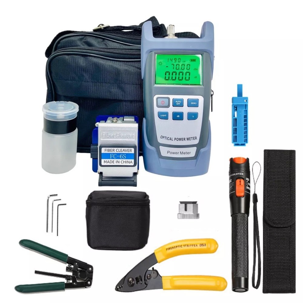 Kit de Herramientas Fibra Optica ftth Maletin DXL-40D con Medidor S1544