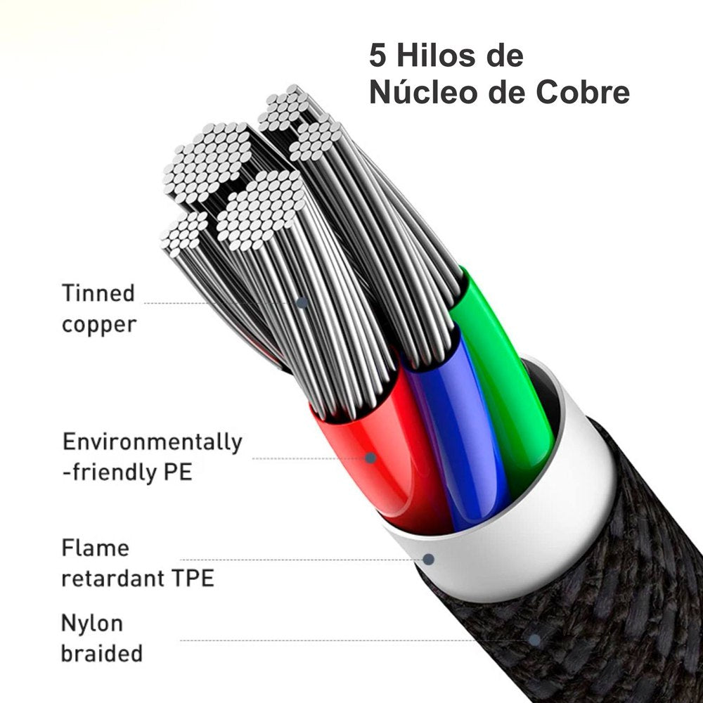 Cable USB-C TIPO C a Lightning 1.80 Metros NETCOM Carga Datos PD20W S1549