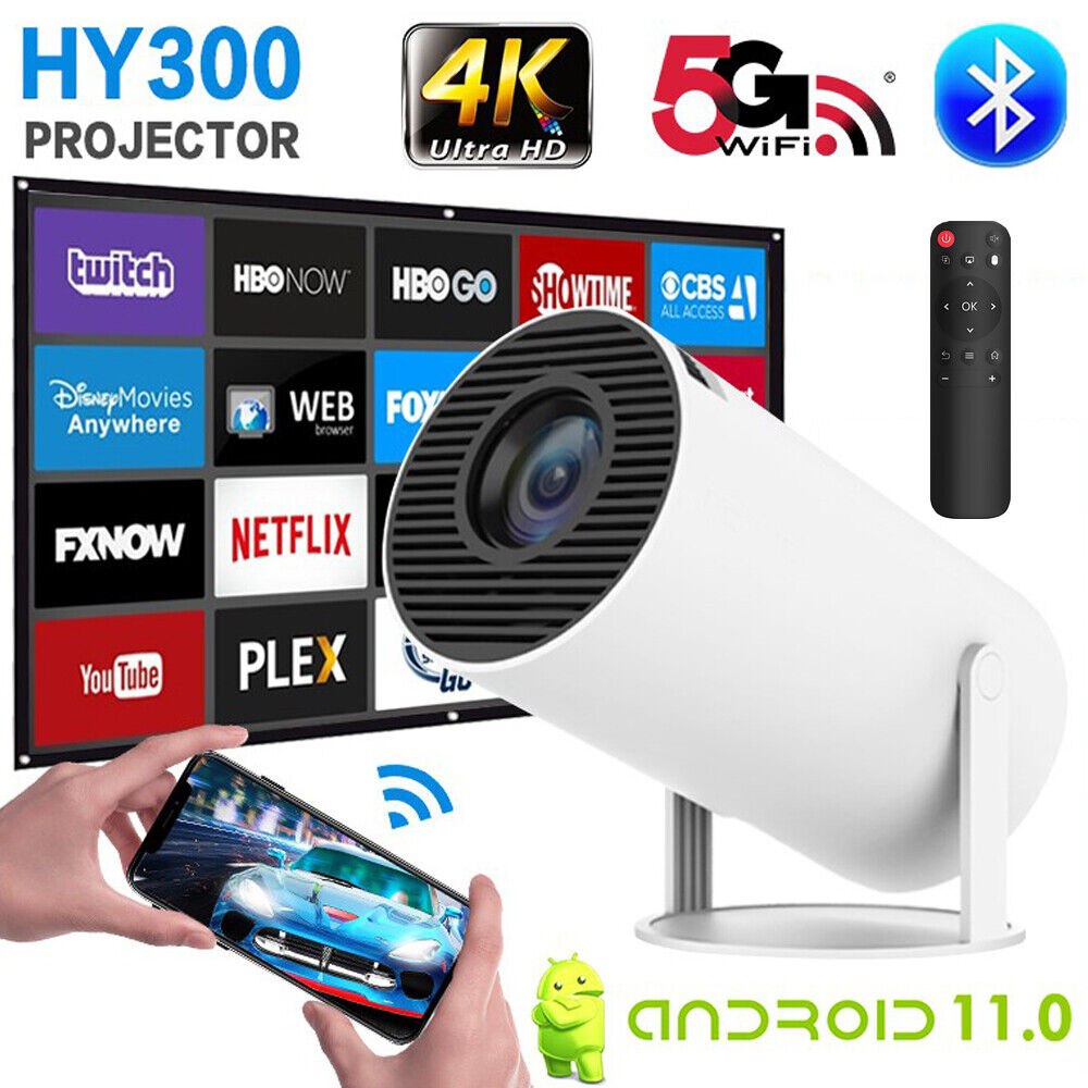 Proyector WiFi 5G 4K 1080P Full HD Bluetooth 5.0 Android 11 S1555