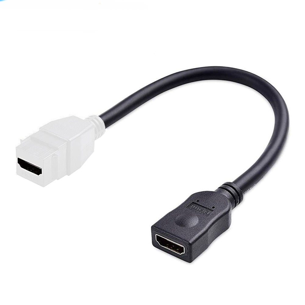 Placa ABS HDMI Faceplate HDMI Hembra 2 Puestos con Cable 1080P Empalme S1570