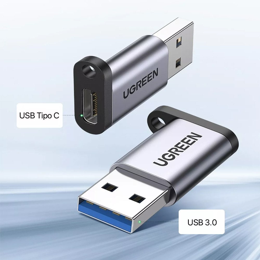Adaptador Tipo C Hembra a USB 3.0 3.1 Macho 5 Gbps UGREEN S1582