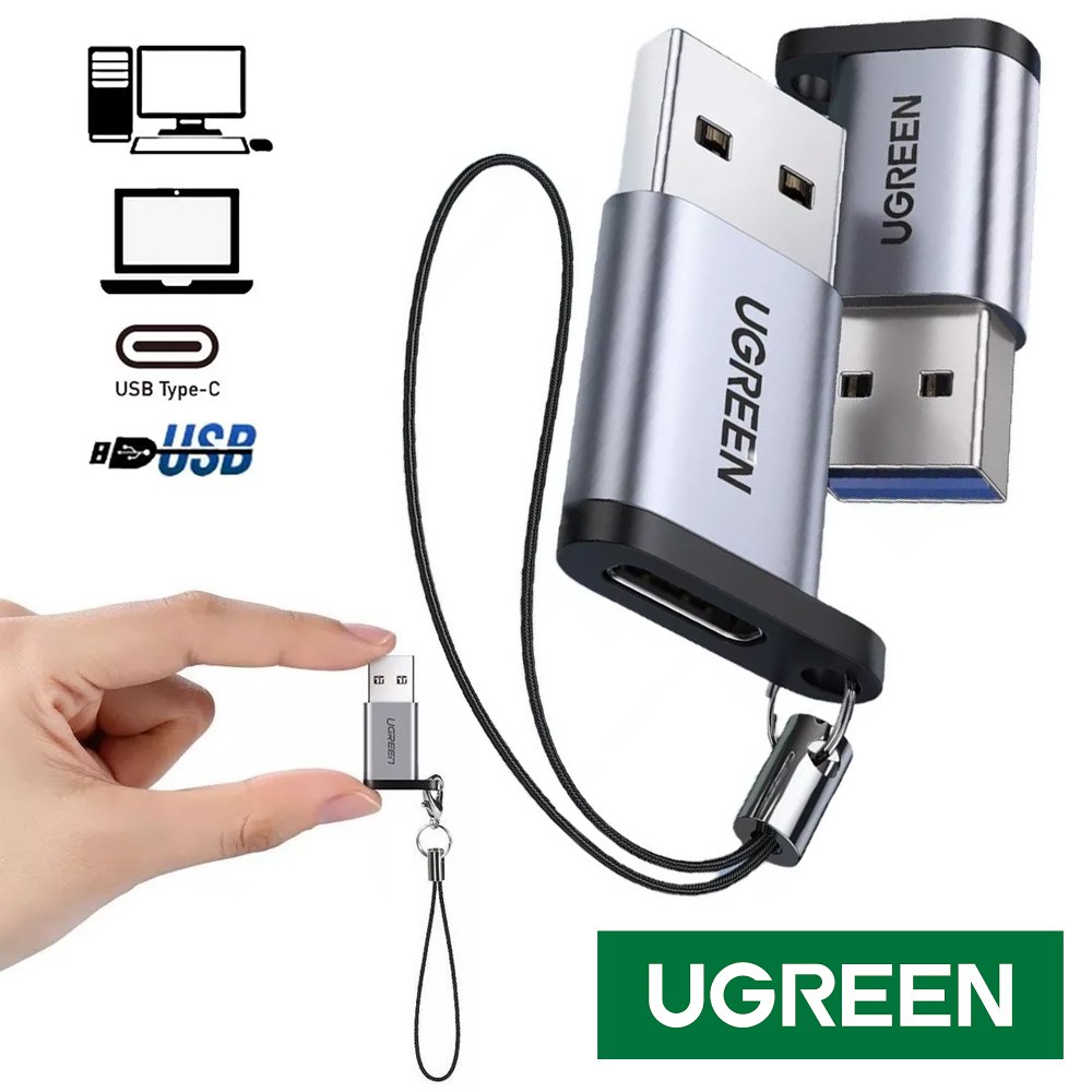Adaptador Tipo C Hembra a USB 3.0 3.1 Macho 5 Gbps UGREEN S1582