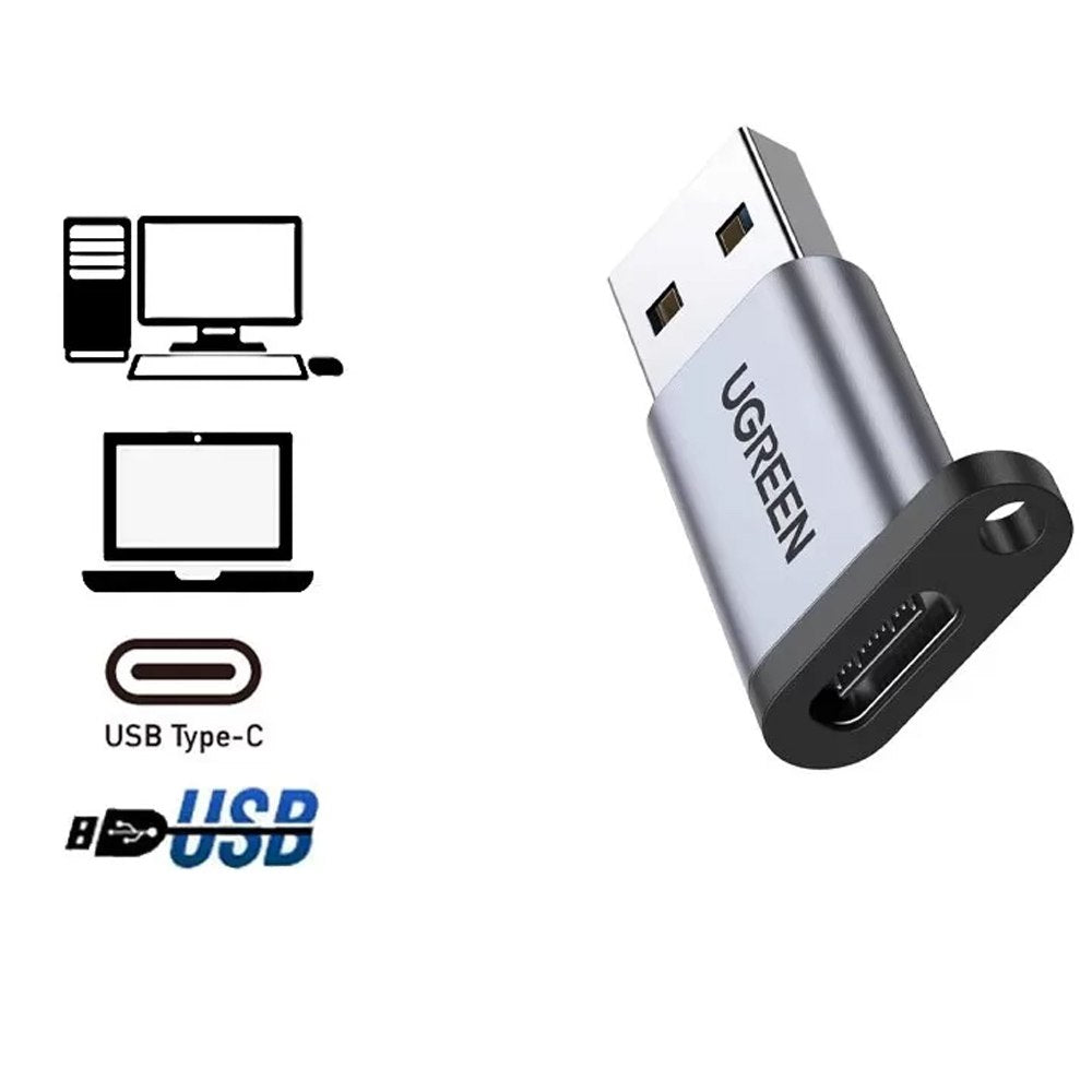 Adaptador Tipo C Hembra a USB 3.0 3.1 Macho 5 Gbps UGREEN S1582