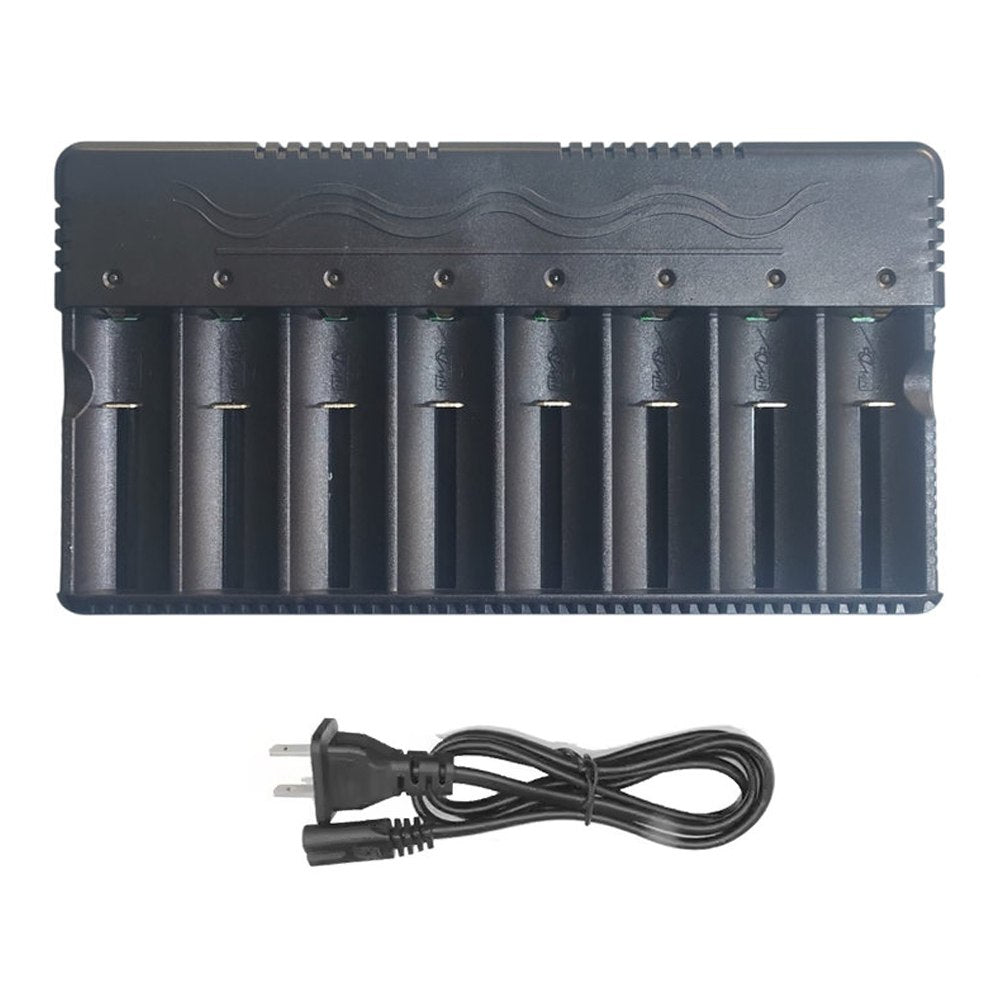 Cargador de pilas baterías recargables 8 puestos AA AAA 18650 26650 S1588