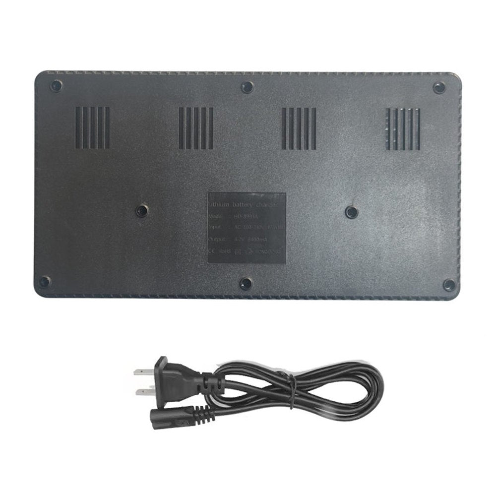 Cargador de pilas baterías recargables 8 puestos AA AAA 18650 26650 S1588