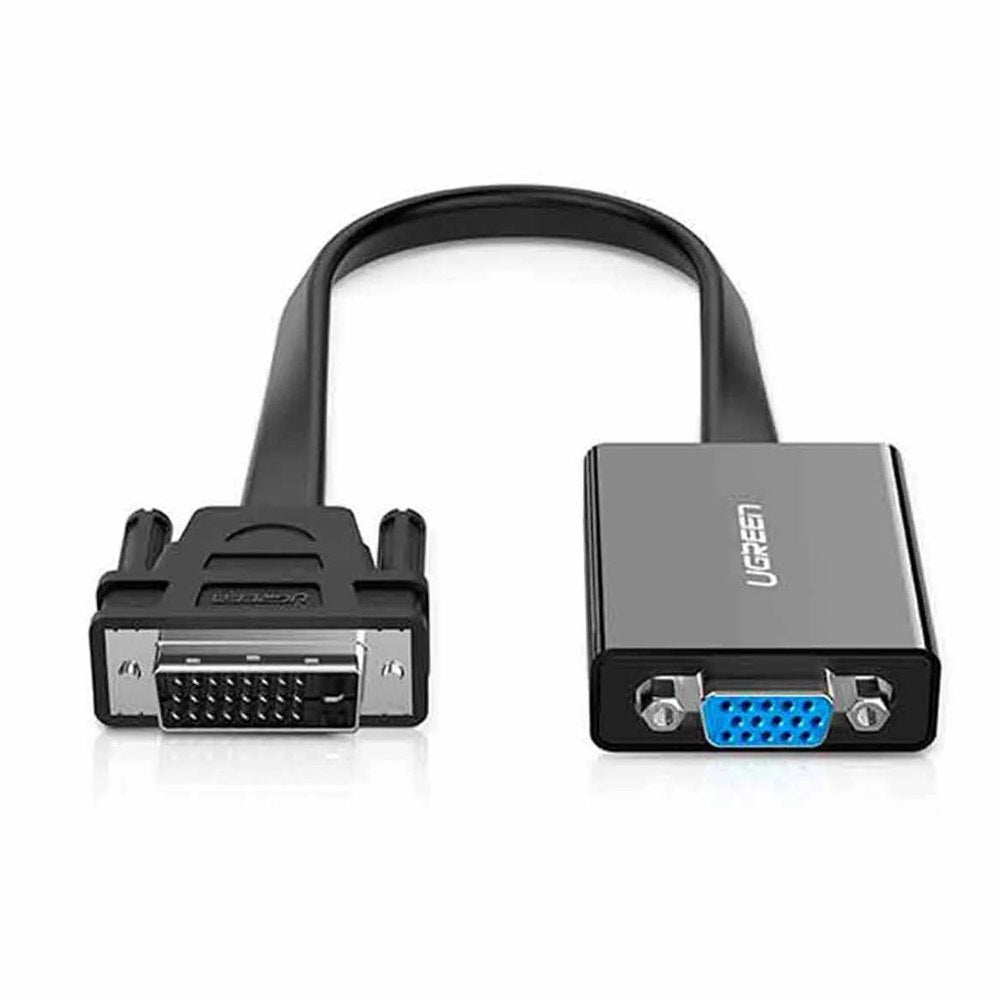 Adaptador Convertidor DVI D 24+1 a VGA activo UGREEN Cable Plano S1595