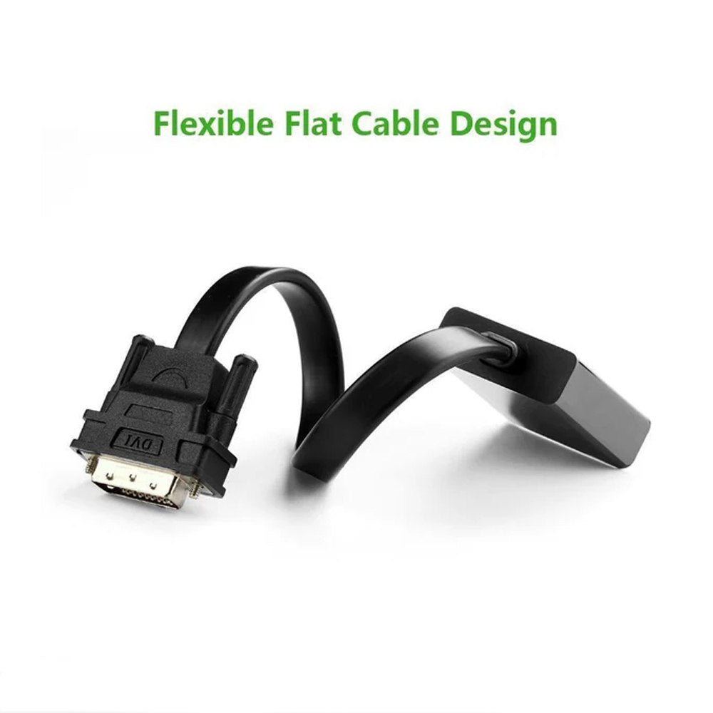 Adaptador Convertidor DVI D 24+1 a VGA activo UGREEN Cable Plano S1595
