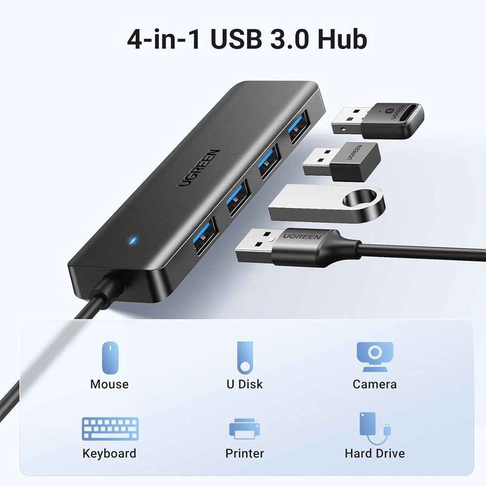 Adaptador Hub USB 3.0 4 Puertos USB 3.0 UGREEN 5Gbps S1636