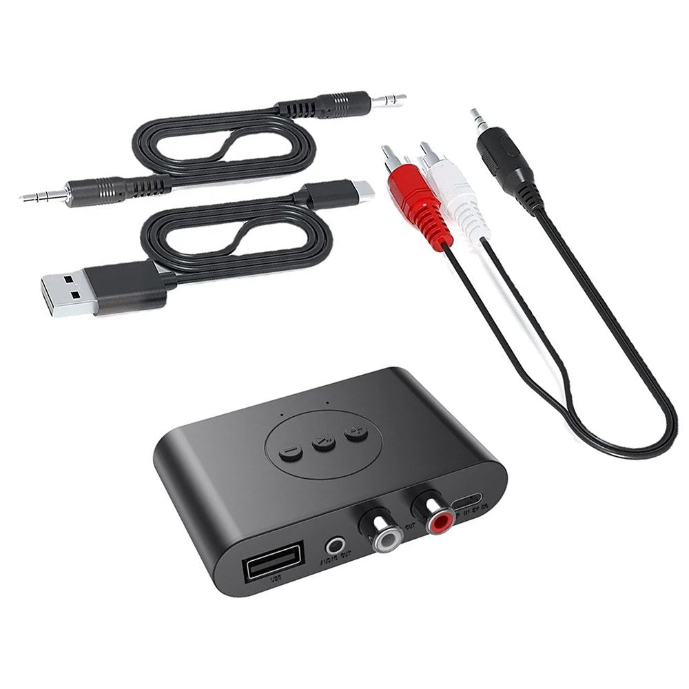 Adaptador Receptor Bluetooth 5.2 USB 2.0 RCA NFC 3.5mm S1641