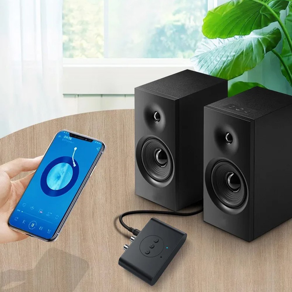 Adaptador Receptor Bluetooth 5.2 USB 2.0 RCA NFC 3.5mm S1641