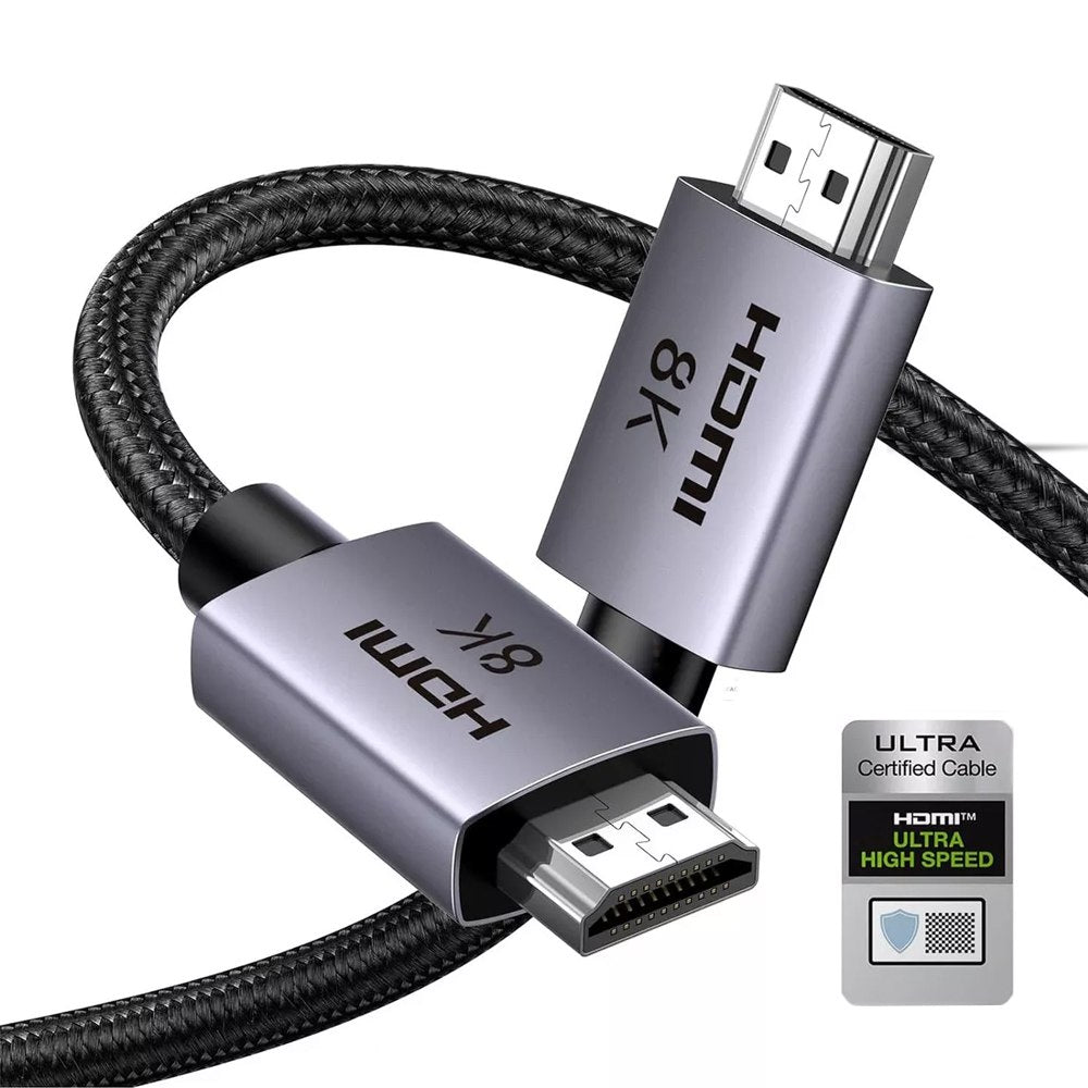 Cable Hdmi 2.1 8k 48gbps 2m UGREEN Nailon 60Hz 4k 120Hz ULTRA HD HDR S1648