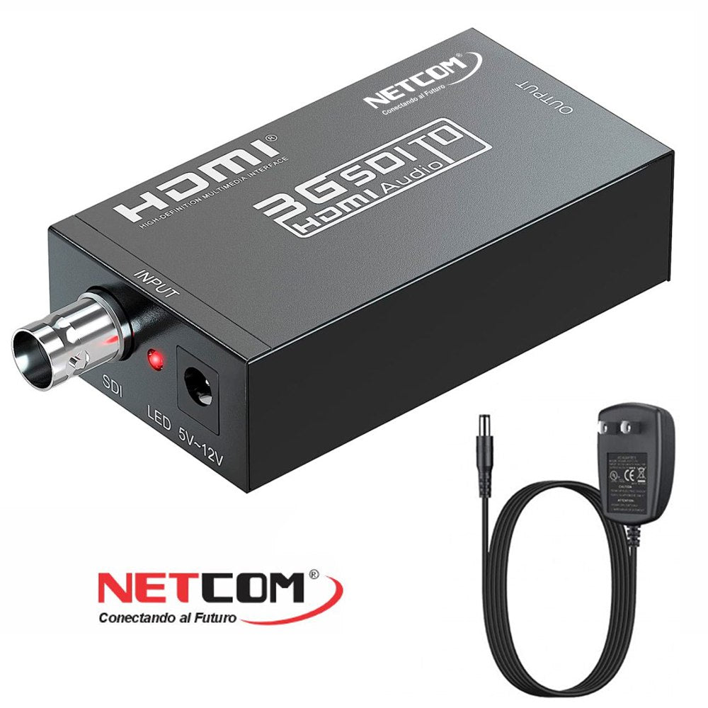 Convertidor SDI a HDMI Camaras a TV metalico 1080p NETCOM S1663
