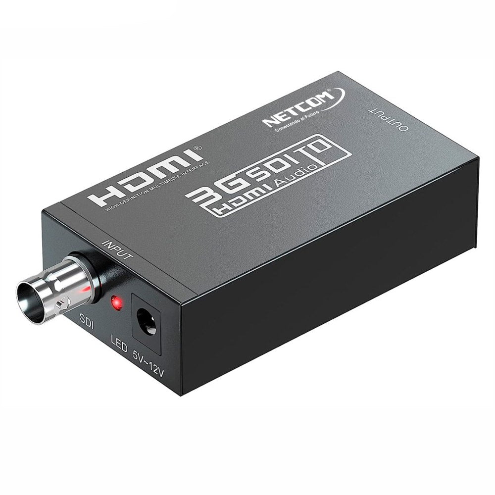 Convertidor SDI a HDMI Camaras a TV metalico 1080p NETCOM S1663