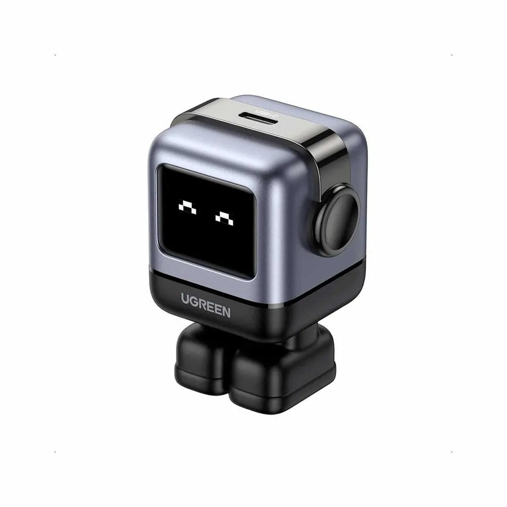 Cargador UGREEN Robot 30 Watts Tipo C Pantalla Led Carga Rapida NEXODE S1669