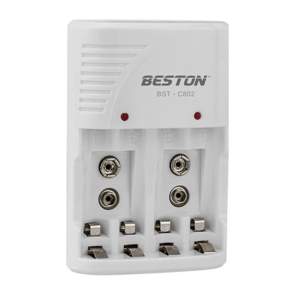 Cargador Rapida de Baterias Pilas Recargables BESTON 4xAA 4xAAA 2x9V S1671