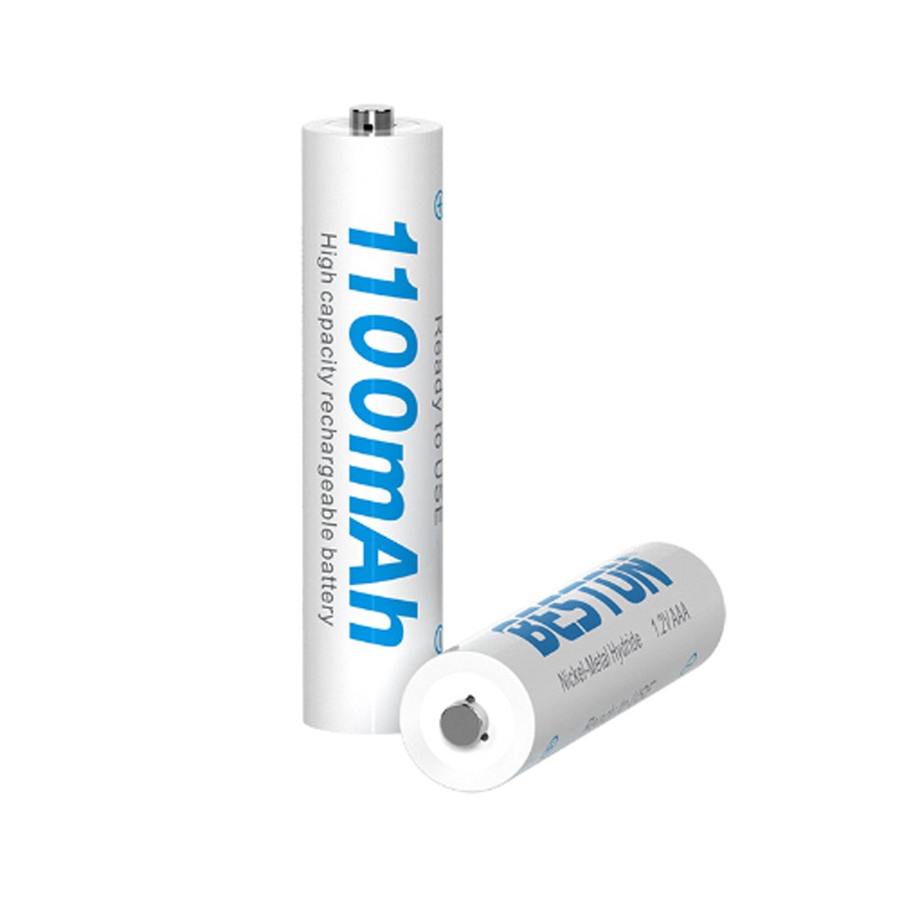 2 Baterias de Ninh Recargable AAA Pilas 1.2V 1100mAh BESTON S1676
