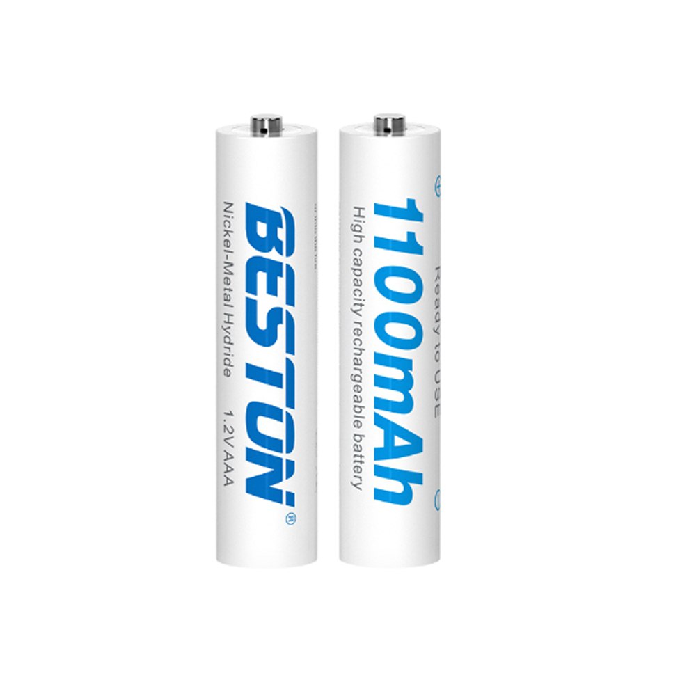 2 Baterias de Ninh Recargable AAA Pilas 1.2V 1100mAh BESTON S1676