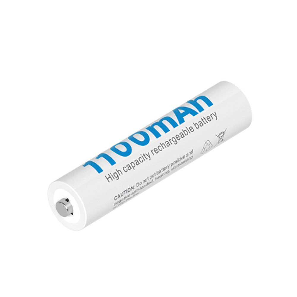 2 Baterias de Ninh Recargable AAA Pilas 1.2V 1100mAh BESTON S1676