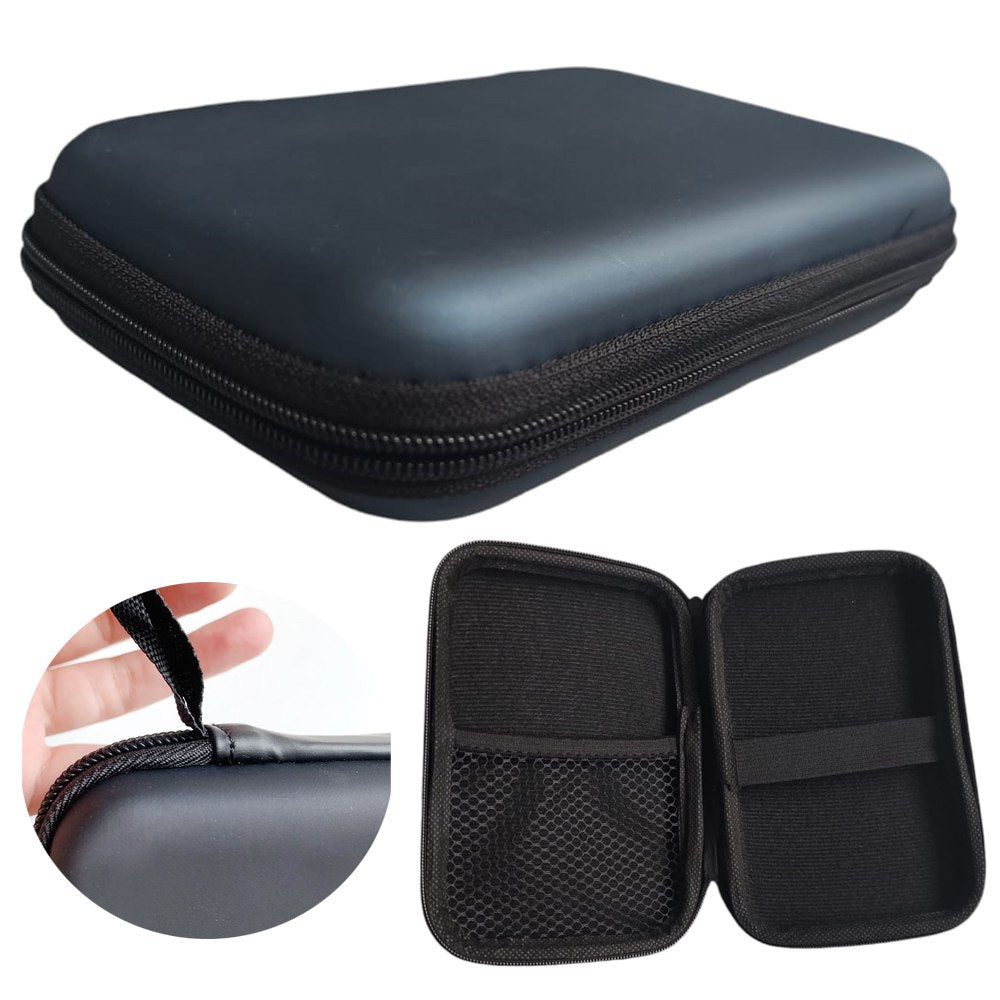 Funda Anti Golpes Case Disco Duro Externo 2.5 Cremallera Azul Petroleo S1678