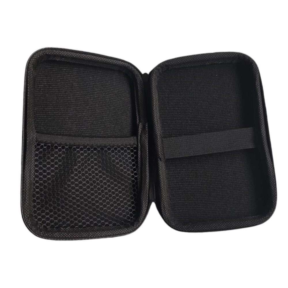 Funda Anti Golpes Case Disco Duro Externo 2.5 Cremallera Azul Petroleo S1678