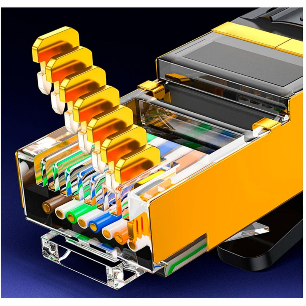 Cable de Red Cat 8 Conector Rj45 40 Gbps Lan Ethernet 1 Metro NETCOM S1680