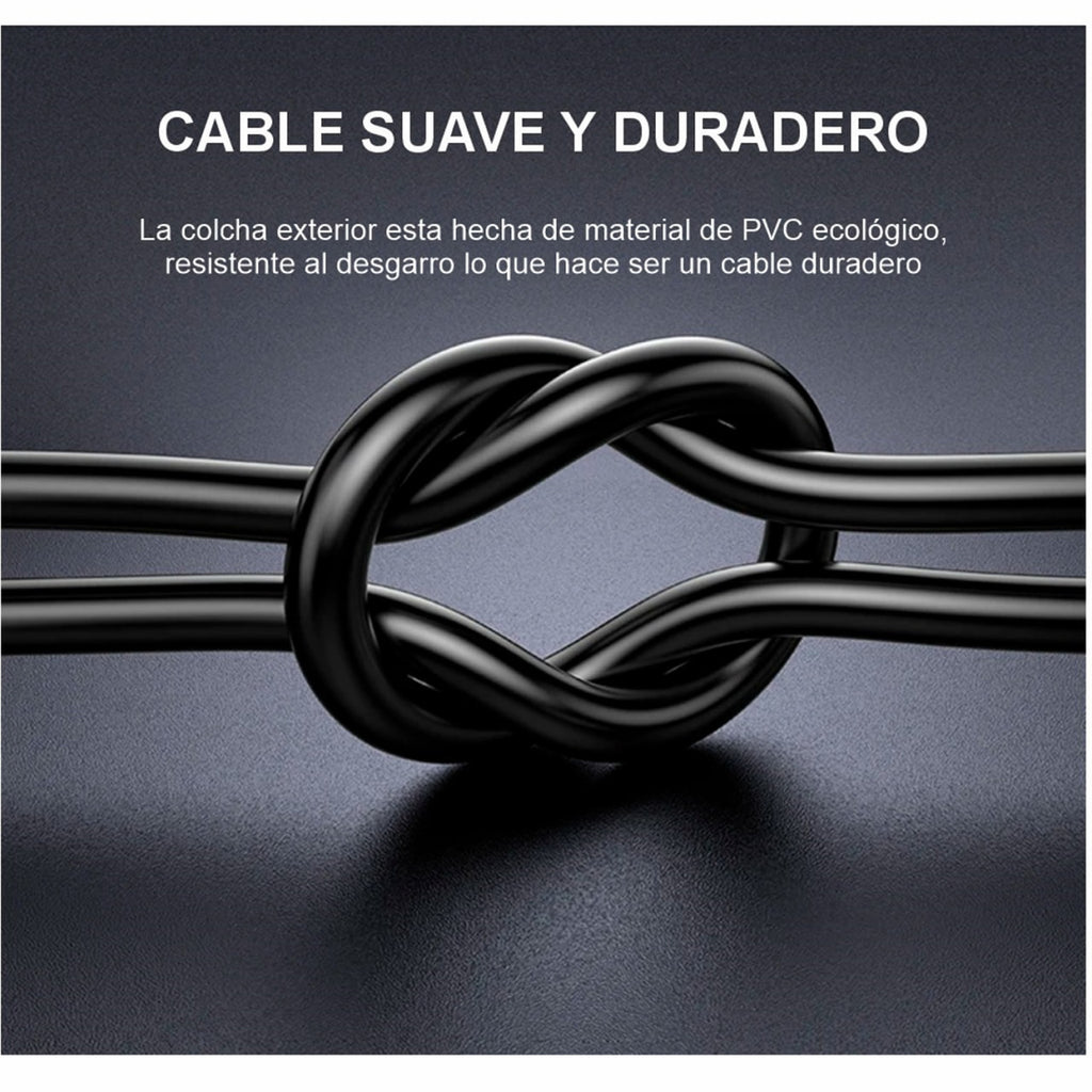 Cable de Red Cat 8 Conector Rj45 40 Gbps Lan Ethernet 3 Metros NETCOM S1681